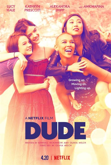 Dude 2018 cast - DUDE is a grounded comedy about dealing with first losses in life--leaving your best friends, the death of loved ones, and the passage of time--and that odd mixture of grief and nostalgia experienced by young people as they try to understand these losses.